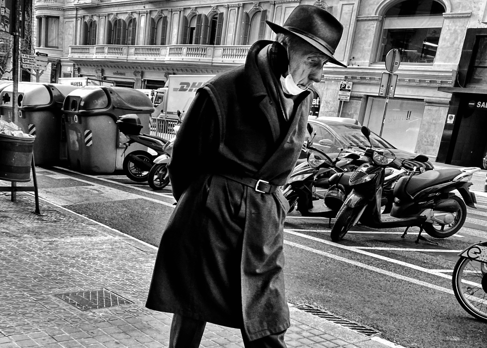 Introspective Man in Hat